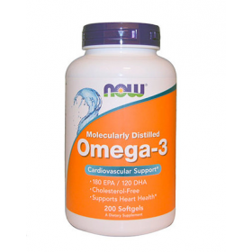 ОМЕГА-3 підтримка серця NOW капс. №200