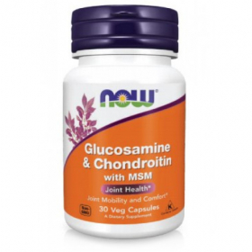 ГЛЮКОЗАМІН ХОНДРОІТИН МСМ NOW капс. №30