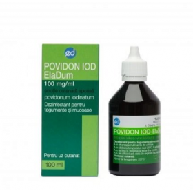 ПОВІДОН-ЙОД розчин нашкірний 100мг/мл фл. 100мл