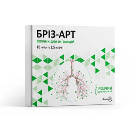 БРИЗ-АРТ раствор для ингаляций небулы 2,5мл №10