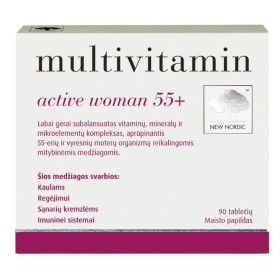 МУЛЬТИВИТАМИНЫ АКТИВ 55+ для женщин MULTIVITAMIN for women №90