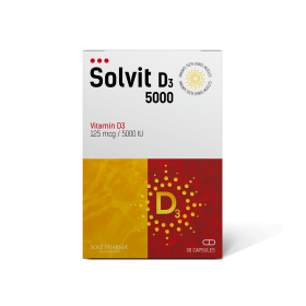 СОЛВІТ вітамін Д3 5000 капс. №30