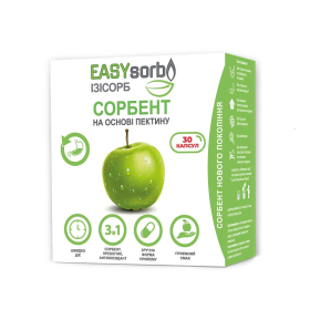ІЗІСОРБ EASYsorb сорбент на основі пектину капс. №30