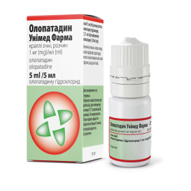 ОЛОПАТАДИН капли глазные 1мг/мл 5мл