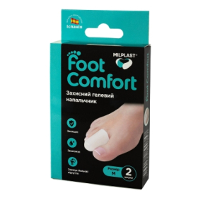 МІЛПЛАСТ ФУТ КОМФОРТ напальчник захисний гелевий p.M №2