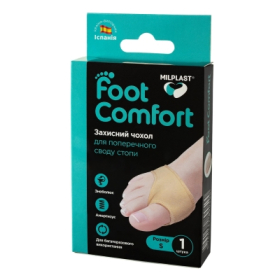 МИЛПЛАСТ ФУТ КОМФОРТ чехол защитный для поперечного свода стопы р.S №1