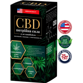 CBD ПОТРІЙНА СИЛА капс. 400мг №60