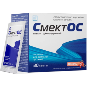 СМЕКТОС порошок для оральной суспензии саше 3,26г №30