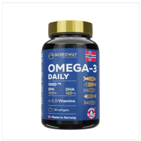 ОМЕГА-3 ДЕЙЛИ NORDWAY капс. 1000мг №30