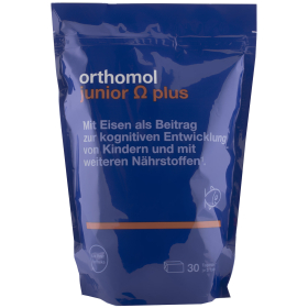 ОРТОМОЛ Orthomol Junior Omega Plus жевательные ириски №90 курс 30 дней