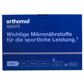 ОРТОМОЛ Orthomol Sport питьевой №90 (30 флаконов + 30 капсул + 30 таблеток) курс 30 дней