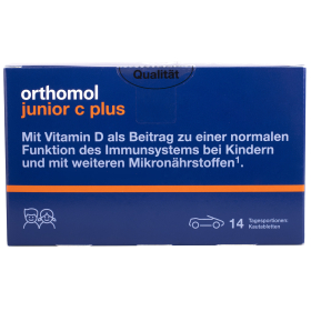 ОРТОМОЛ Orthomol Junior C Plus жев. машинки со вкусом лесных ягод и апельсина-мандарина курс 14 дней