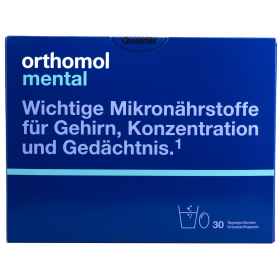ОРТОМОЛ Orthomol Mental гранулы + капсулы курс 30 дней