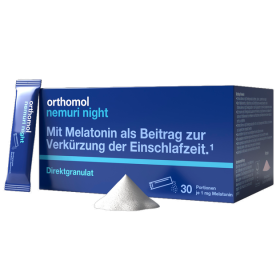 ОРТОМОЛ Orthomol Nemuri night Direktgranulat гранулы прямого действия курс 30 дней