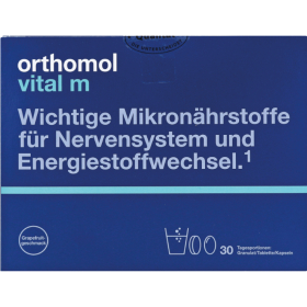 ОРТОМОЛ Orthomol Vital M гранулы со вкусом грейпфрута 30 саше + 30 капсул + 30 таблеток курс 30 дней