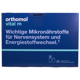 ОРТОМОЛ Orthomol Vital M гранулы со вкусом цитруса 30 саше + 30 капсул + 30 таблеток курс 30 дней